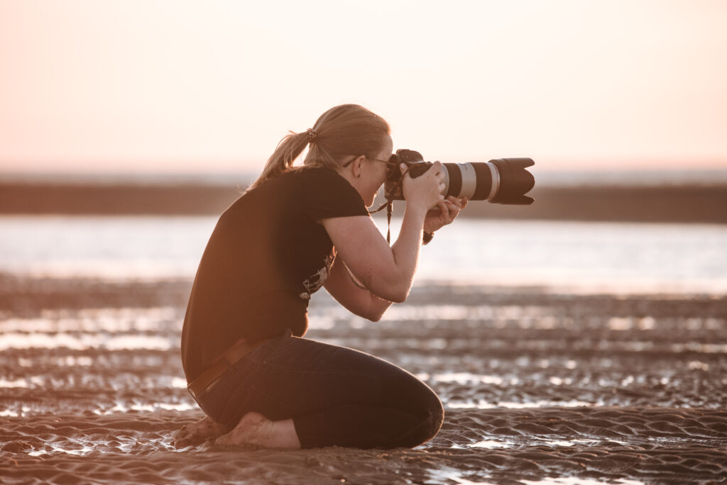 Coralie Duda Fotografie fotografiert am Strand von Renesse