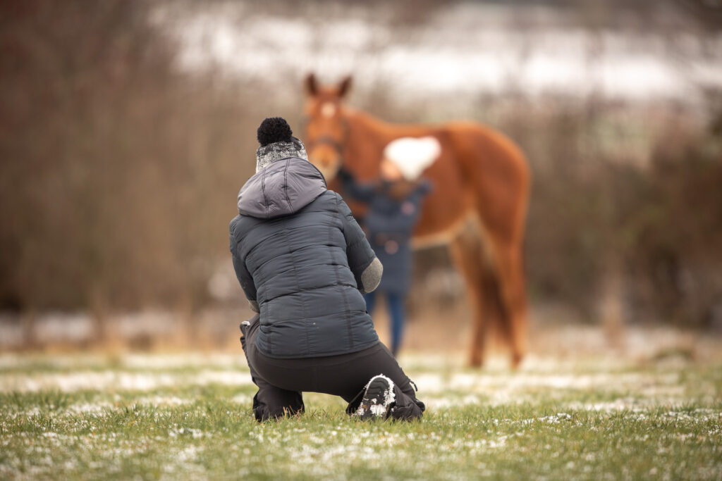 Pferdefotografin Coralie Duda Fotografie bei einem Fotoshooting